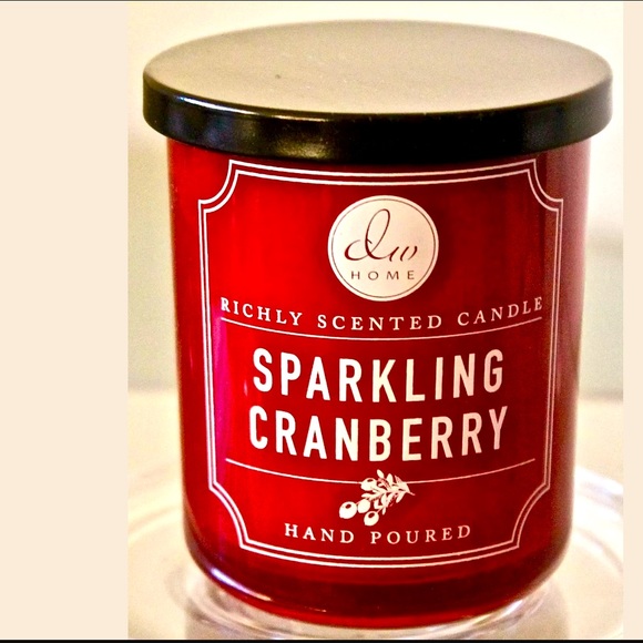 DW HOME CANDLE SPARKLING CRANBERRY MINI 3.8oz 1 WICK RICHLY SCENTED NEW - Picture 4 of 5